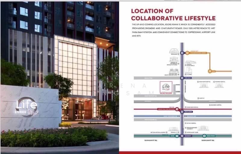 Life Asoke Hype, Bangkok, 339 Chaturathit Rd, Makkasan, Ratchathewi, Bangkok, 2 Bedrooms, 36 sqm, Condo For Rent, by Sarena Choengsamor, 500227764 - DDproperty.com