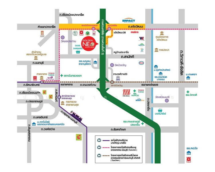 โกลเด้น นีโอ งามวงศ์วาน-ประชาชื่น, นนทบุรี, บางตลาด, ปากเกร็ด, นนทบุรี, 151 ตร.ม., บ้านเดี่ยว ให้เช่า, โดย ปรินทร์ญาดา ชิณโชติ, 500228350 - DDproperty.com