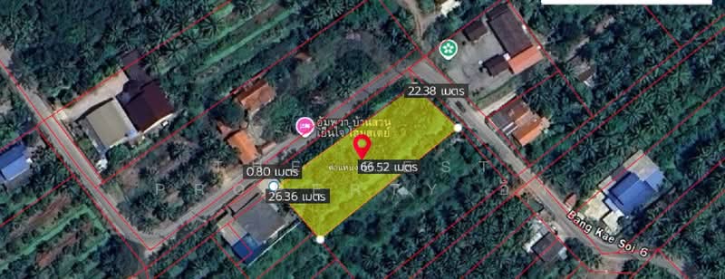 ที่ดินอัมพวา สมุทรสงคราม, Samut Songkhram, Bang Khae, Amphawa, Samut Songkhram, , 1,744 sqm, Land For Sale, by The Best Property อิ๋ว, 500228737 - DDproperty.com