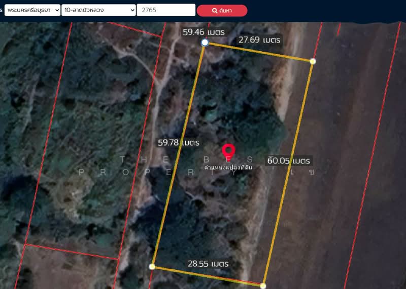 ที่ดินลาดบัวหลวง พระนครศรีอยุธยา, พระนครศรีอยุธยา, พระยาบันลือ, ลาดบัวหลวง, พระนครศรีอยุธยา, 1,600 ตร.ม., ที่ดิน ขาย, โดย The Best Property เซ, 500228744 - DDproperty.com