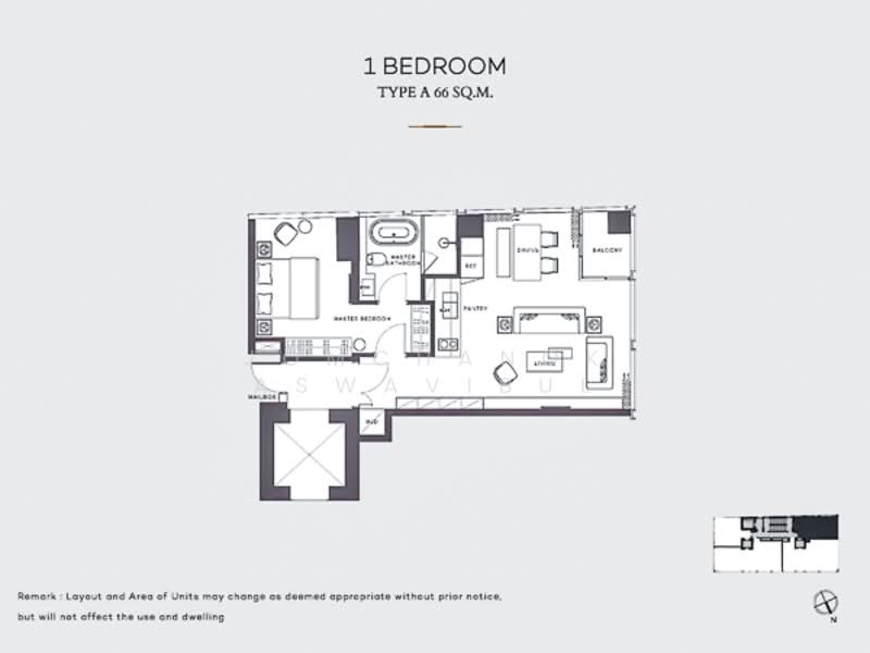 Tonson One Residence, Bangkok, Soi Tonson, Ploenchit Road, Lumphini, Pathum Wan, Bangkok, 1 Bedroom, 67 sqm, Condo For Sale, by Jomchanok Aswavibul, 500229886 - DDproperty.com