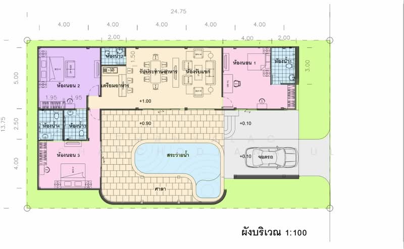 ขาย - วิลล่า 3-ห้องนอน, สุราษฎร์ธานี