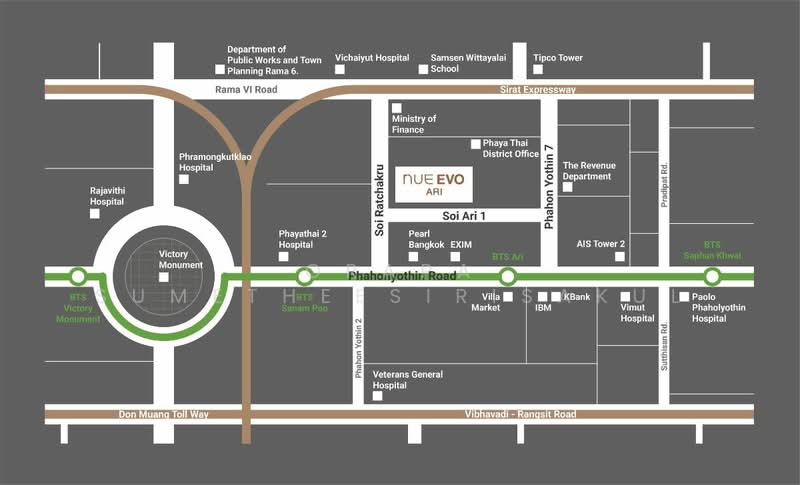 Nue Evo Ari, Bangkok, 50 Phahon Yothin 7, Samsen Nai, Phaya Thai, Bangkok, 2 Bedrooms, 35 sqm, Condo For Sale, by Orapa Sumetheesirisakul, 500230747 - DDproperty.com