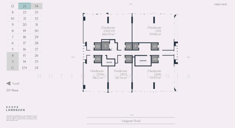 Scope Langsuan, Bangkok, Soi Lang Suan, Lumphini, Pathum Wan, Bangkok, 2 Bedrooms, 162 sqm, Condo For Sale, by Nuttharom Linla, 500231676 - DDproperty.com