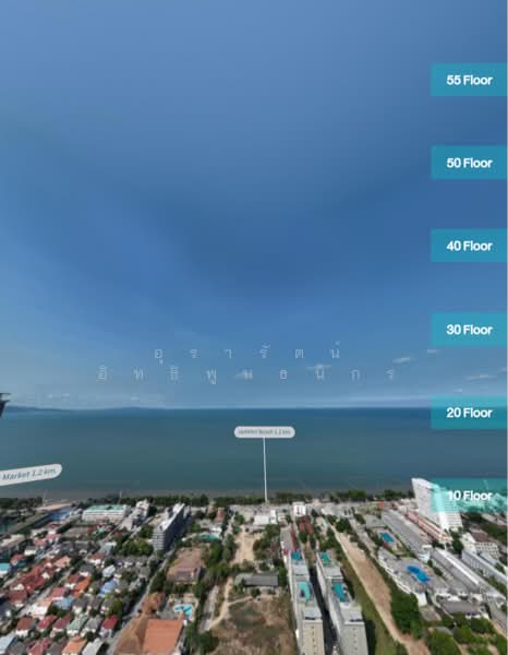 Copacabana Beach Jomtien, Chon Buri (Pattaya), Jomtien Sai Song Rd, Nong Pru, Bang Lamung (Pattaya), Chon Buri (Pattaya), 2 Bedrooms, 64 sqm, Condo For Sale, by อุรารัตน์ อิทธิพูนธนกร, 500233892 - DDproperty.com