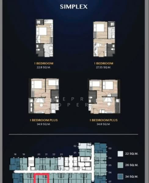 Origin Plug & Play Srinakarin, Samut Prakan, Srinakarin Road, Samrong Nua, Muang Samut Prakarn, Samut Prakan, 1 Bedroom, 26 sqm, Condo For Rent, by Blueprint Property, 500233948 - DDproperty.com