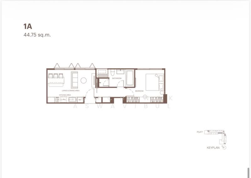 Via 34, Bangkok, 15 Soi Sukhumvit 34, Khong Tan, Khlong Toei, Bangkok, 1 Bedroom, 45 sqm, Condo For Sale, by Jomchanok Aswavibul, 500234657 - DDproperty.com