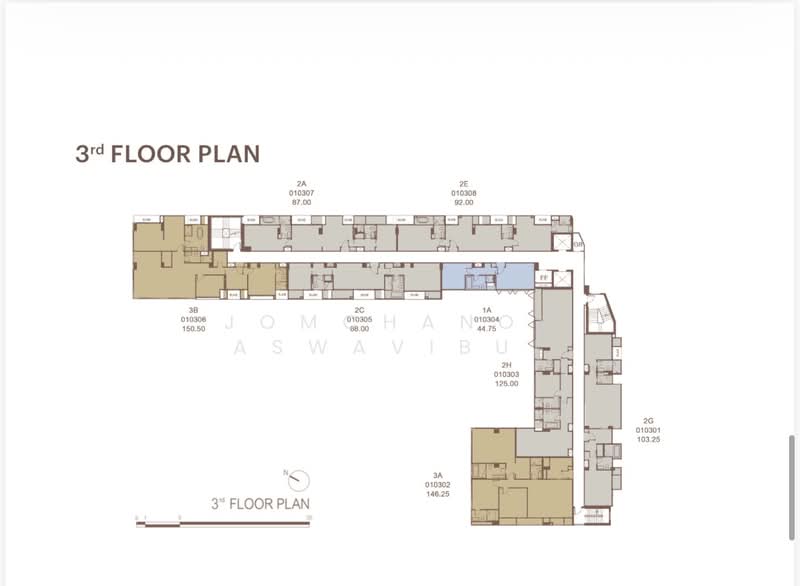 Via 34, Bangkok, 15 Soi Sukhumvit 34, Khong Tan, Khlong Toei, Bangkok, 3 Bedrooms, 146 sqm, Condo For Sale, by Jomchanok Aswavibul, 500234727 - DDproperty.com