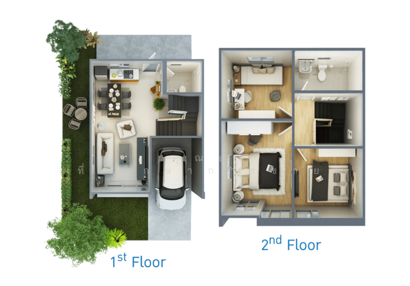 ขาย Baan Pruksa Eastern – Pluak Daeng : บ้านพฤกษา อีสเทิร์น-ปลวกแดง, ระยอง