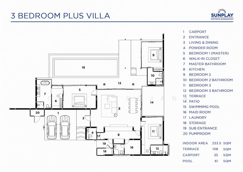 Sunplay Pool Villas, Bang Saray, ชลบุรี, บางเสร่, สัตหีบ, ชลบุรี, 466 ตร.ม., วิลล่า ขาย, โดย Chanya Rojana, 500235182 - DDproperty.com