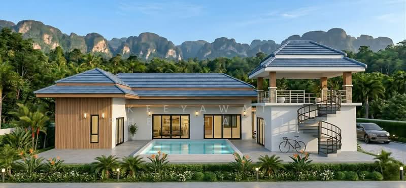 Brand New Luxury Pool Villa Panoramic Mountain View Focus Near Completion in Ao Nang, กระบี่, หนองทะเล, เมืองกระบี่, กระบี่, 305 ตร.ม., บ้านเดี่ยว ขาย, โดย Keeyawat Phetcharat, 500235250 - DDproperty.com