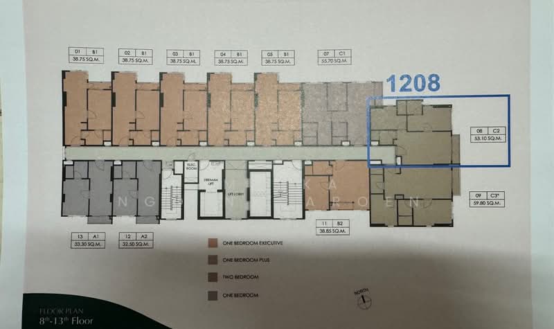 Na Reva Charoennakhon : ณ รีวา เจริญนคร, กรุงเทพ, ถนนเจริญนคร, สำเหร่, ธนบุรี, กรุงเทพ, 53 ตร.ม., คอนโด ขาย, โดย Emmika Ngoencharoen, 500235507 - DDproperty.com