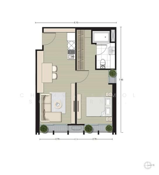 Noble BE33, Bangkok, 19 Soi Sukhumvit 33, Khlong Tan Nua, Watthana, Bangkok, 1 Bedroom, 43 sqm, Condo For Sale, by Chomratkamol Soontorntarawong (Gor), 500235641 - DDproperty.com