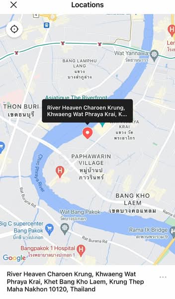 River Heaven Chareonkrung : ริเวอร์ เฮเว่น เจริญกรุง คอนโดมิเนียม, กรุงเทพ, 2667 ถนนเจริญกรุง, บางคอแหลม, บางคอแหลม, กรุงเทพ, 99 ตร.ม., คอนโด ขาย, โดย Pichamon Boonchit, 500236214 - DDproperty.com
