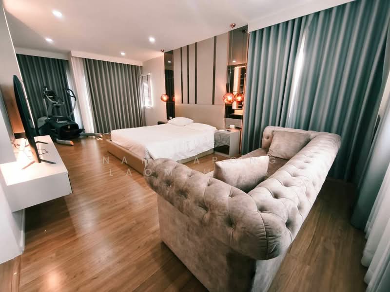 Baan Klang Muang The Edition Rama 9-Krungthep Kreetha, Bangkok, Kanchanaphisek Road 23, Saphan Sung, Saphan Sung, Bangkok, 3 Bedrooms, 325 sqm, Semi-Detached House (Twin House) For Rent, by Natthapong Laomahong, 500236228 - DDproperty.com