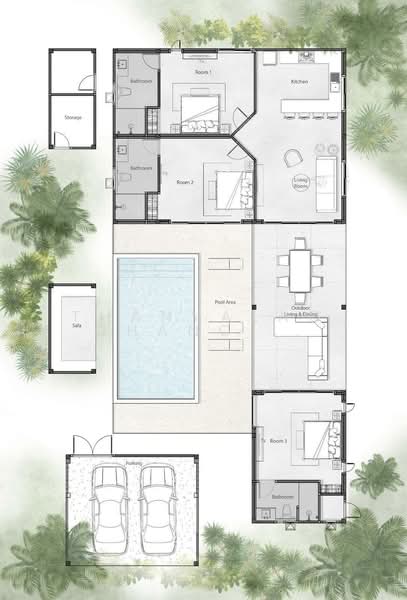 วิลล่า 3-ห้องนอน, สุราษฎร์ธานี, มะเร็ต, เกาะสมุย, สุราษฎร์ธานี, 248 ตร.ม., วิลล่า ขาย, โดย Thanyalag Chanchodtanakul, 500237160 - DDproperty.com