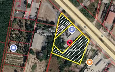 ขาย - ขายที่ดินเปล่า ทำเลดี ติดถนนใหญ่ (ทล.36) ต.มาบข่า จ.ระยอง, ระยอง