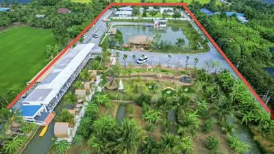 ขาย - ที่ดิน พร้อมกิจการคาเฟ่ ดำเนินอยู่ นครชัยศรี, นครปฐม