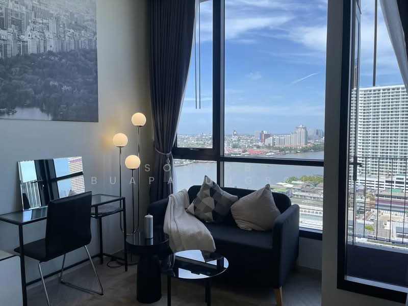 Chapter Charoennakhon–Riverside, Bangkok, Charoennakorn Road, Bang Lam Phu Lang, Khlong San, Bangkok, Studio, 26 sqm, Condo For Rent, by Sompob Buaparungsri, 500237469 - DDproperty.com
