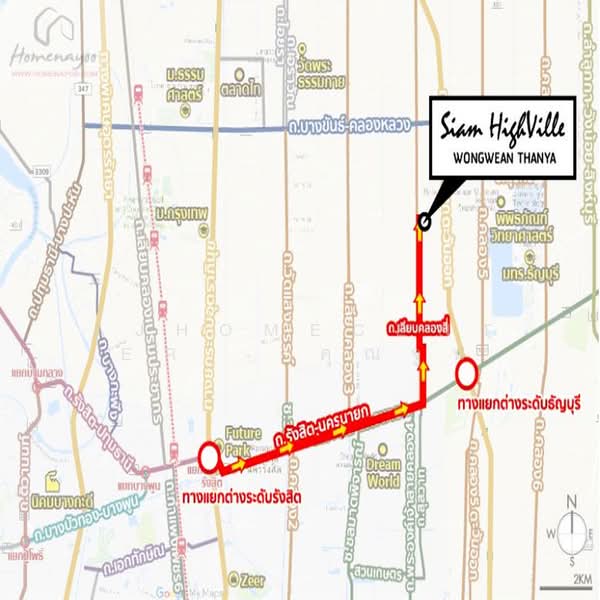 Siam High Ville-Wongwean Thanya, Pathum Thani, Khlong Si, Khlong Luang, Pathum Thani, 3 Bedrooms, 155 sqm, Single Detached House For Sale, by AJHOMECENTER - คุณจูน, 500237516 - DDproperty.com