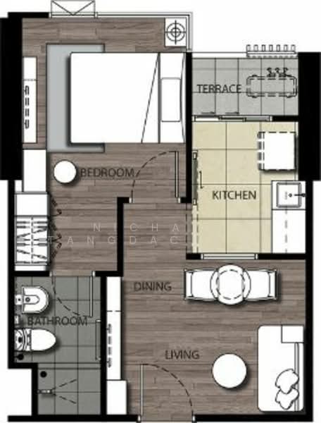 The Stage Taopoon Interchange, Bangkok, 318 Pracharat Road 2, Bang Sue, Bang Sue, Bangkok, 1 Bedroom, 34 sqm, Condo For Sale, by Nichapa Tangdachsumrit, 500238146 - DDproperty.com