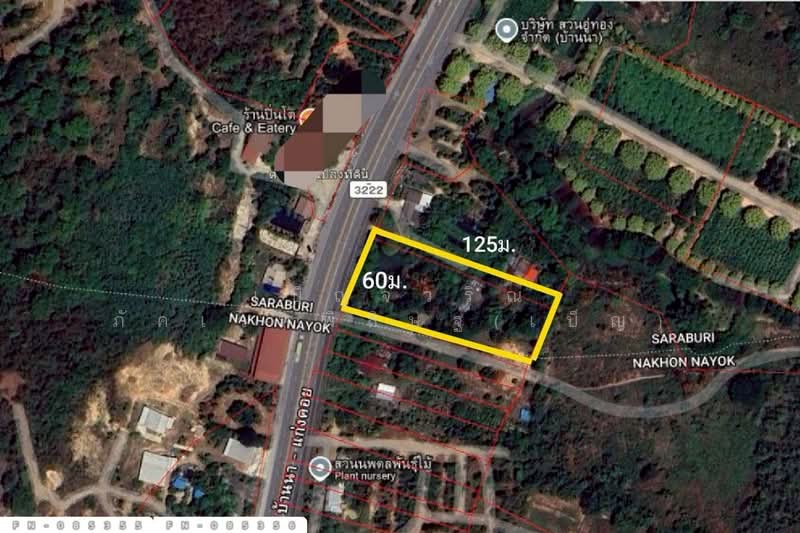 ขาย - ที่ดินเขาเพิ่ม 3 ไร่ 156.1 ตร.ว. นครนายก ใกล้ปิ่นโตคาเฟ่ FN-085355, นครนายก