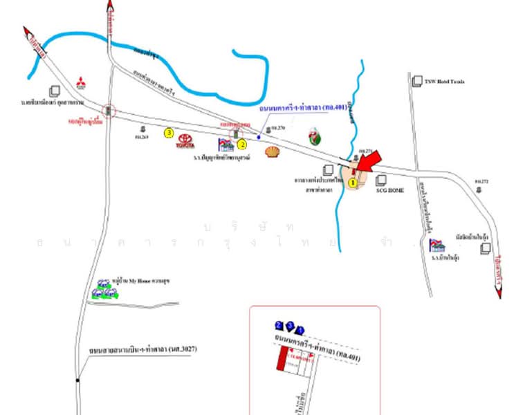 นครศรีธรรมราช, Nakhon Si Thammarat, Tha Sala, Tha Sala, Nakhon Si Thammarat, 2 Bedrooms, 135 sqm, Townhouse For Sale, by KRUNGTHAI BANK PCL., 500239584 - DDproperty.com