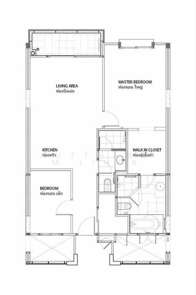 Amanta Ratchada, Bangkok, 77-88 Soi Ratchadaphisek 5, Ratchadaphisek Road, Din Daeng, Din Daeng, Bangkok, 2 Bedrooms, 84 sqm, Condo For Sale, by Nuttharom Linla, 500239775 - DDproperty.com