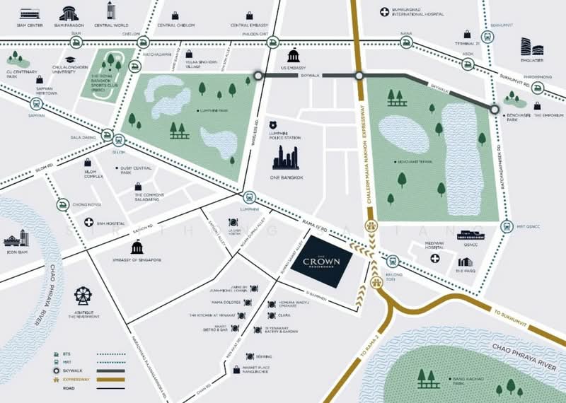 THE CROWN Residences : เดอะ คราวน์ เรสซิเดนท์เซส, กรุงเทพ, พระราม 4, ทุ่งมหาเมฆ, สาทร, กรุงเทพ, 25 ตร.ม., คอนโด ให้เช่า, โดย Sirithong Saetang, 500239783 - DDproperty.com