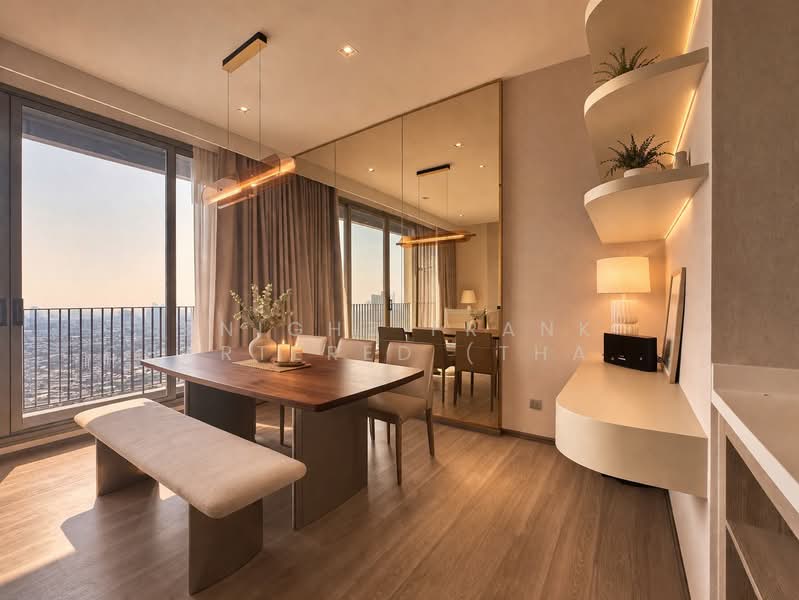 Rhythm Charoenkrung Pavillion, Bangkok, Charoenkrung Road, Wat Prayakrai, Bang Kho Laem, Bangkok, 2 Bedrooms, 98 sqm, Condo For Rent, by Knight Frank Chartered (Thailand) Co.,Ltd, 500240223 - DDproperty.com