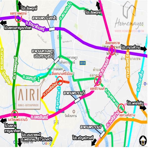 แอริ พระราม 5 - ราชพฤกษ์, นนทบุรี, ราชพฤกษ์-นนทบุรี1, บางศรีเมือง, เมืองนนทบุรี, นนทบุรี, 275 ตร.ม., บ้านเดี่ยว ขาย, โดย AJHOMECENTER - คุณหนึ่ง, 500240847 - DDproperty.com
