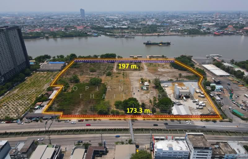 ขาย ที่ดิน พระราม 3 ( ติดแม่น้ำเจ้าพระยา ) 30 ไร่ เหมาะสร้างโครงการจัดสรร Super Luxury สำนักงาน, Bangkok, พระราม 3, Bang Pong Pang, Yan Nawa, Bangkok, , 48,216 sqm, Land For Sale, by TopLands of Thailand, 500240869 - DDproperty.com