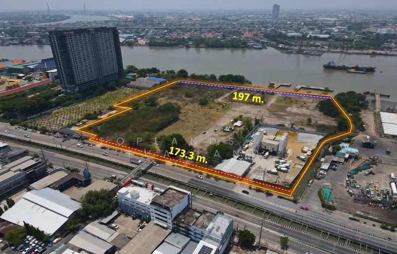 ขาย ที่ดิน พระราม 3 ( ติดแม่น้ำเจ้าพระยา ) 30 ไร่ เหมาะสร้างโครงการจัดสรร Super Luxury สำนักงาน, Bangkok, พระราม 3, Bang Pong Pang, Yan Nawa, Bangkok, , 48,216 sqm, Land For Sale, by TopLands of Thailand, 500240869 - DDproperty.com