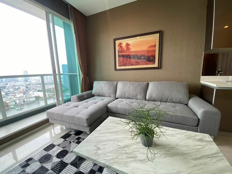 Menam Residences, Bangkok, 2088 Charoenkrung Road, Wat Prayakrai, Bang Kho Laem, Bangkok, 1 Bedroom, 45 sqm, Condo For Rent, by Sarena Choengsamor, 500241450 - DDproperty.com