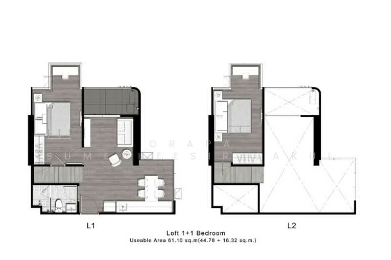 Altitude Unicorn Sathorn-Tha Phra, Bangkok, Ratchaphruek Road, Talat Plu, Thon Buri, Bangkok, 2 Bedrooms, 61 sqm, Condo For Sale, by Orapa Sumetheesirisakul, 500241674 - DDproperty.com