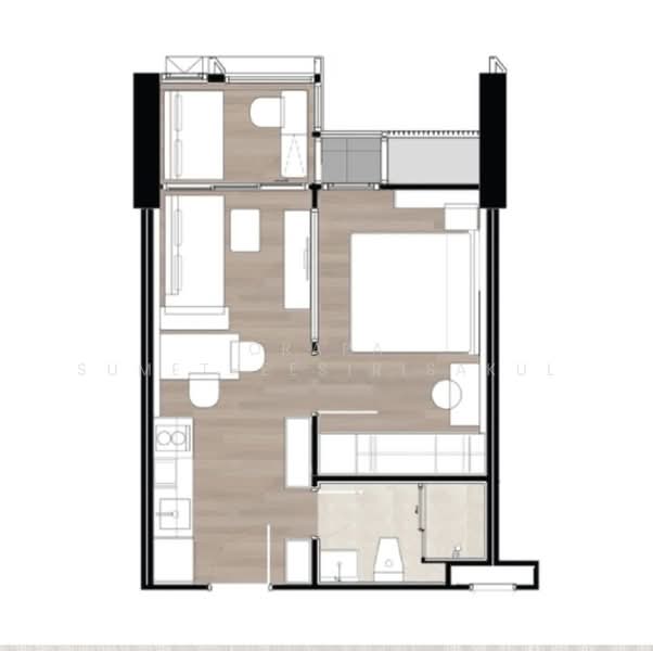 The Issara Sathorn, Bangkok, ถนนจันทน์, Thung Maha Mek, Sathon, Bangkok, 1 Bedroom, 37 sqm, Condo For Sale, by Pemika Aukkaraleekul, 500241827 - DDproperty.com