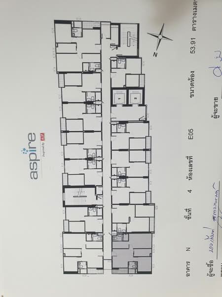 Aspire Sukhumvit 48, Bangkok, Sukhumvit Road, Phra Kanong, Khlong Toei, Bangkok, 2 Bedrooms, 54 sqm, Condo For Sale, by Orapa Sumetheesirisakul, 500242357 - DDproperty.com