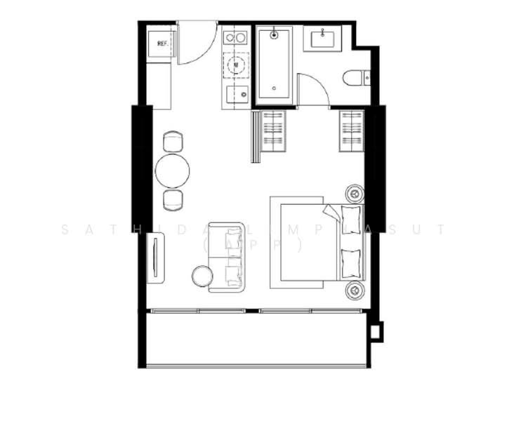 Tait Pattaya, Chon Buri (Pattaya), Nong Pru, Bang Lamung (Pattaya), Chon Buri (Pattaya), 1 Bedroom, 42 sqm, Condo For Sale, by Sathida Limphasut (App), 500242944 - DDproperty.com