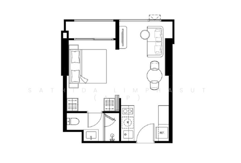 Tait Pattaya, Chon Buri (Pattaya), Nong Pru, Bang Lamung (Pattaya), Chon Buri (Pattaya), 1 Bedroom, 34 sqm, Condo For Sale, by Sathida Limphasut (App), 500242946 - DDproperty.com