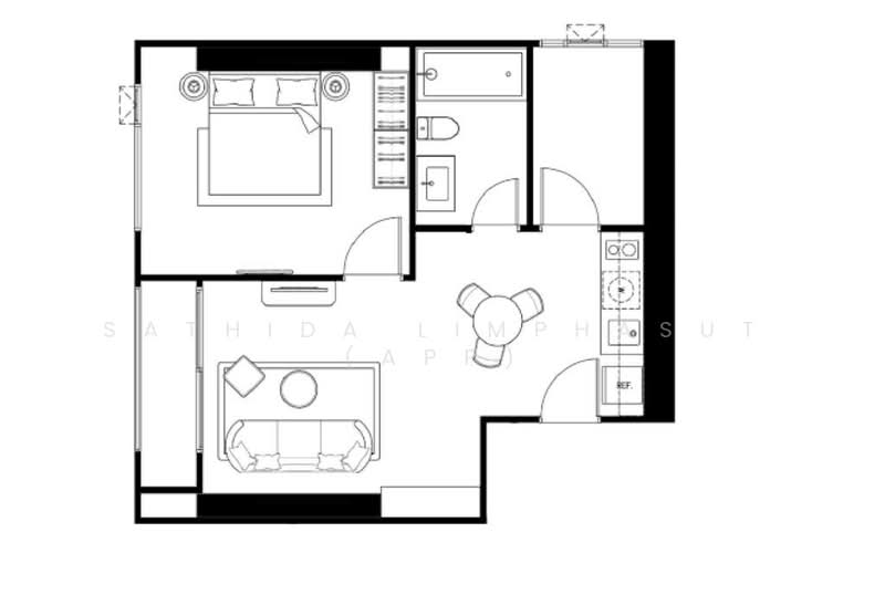 Tait Pattaya, Chon Buri (Pattaya), Nong Pru, Bang Lamung (Pattaya), Chon Buri (Pattaya), 1 Bedroom, 56 sqm, Condo For Sale, by Sathida Limphasut (App), 500242947 - DDproperty.com