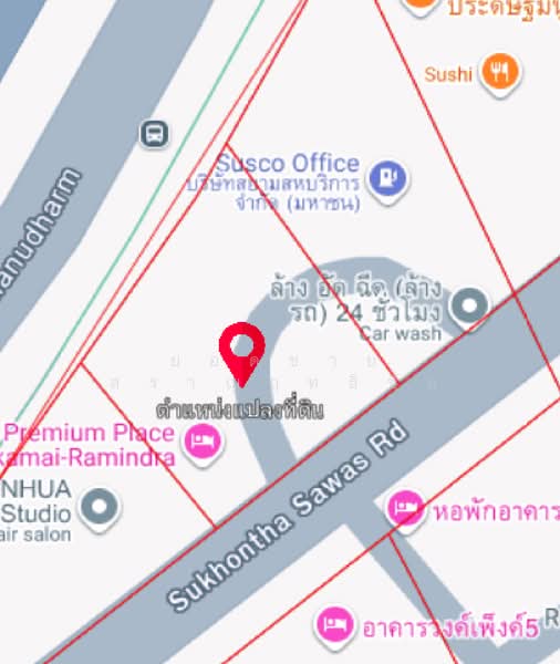 ที่ดิน 1 ไร่ ติดถนน 2 ด้าน ถนนเลียบทางด่วนเอกมัย-รามอินทรา ถนนสุคนธสวัสดิ์ 92 ล้านบาท, Bangkok, สุคนธสวัสดิ์, Nuan Chan, Bueng Kum, Bangkok, , 1,600 sqm, Land For Sale, by ยอดชาย สราญฤทธิชัย, 500243642 - DDproperty.com