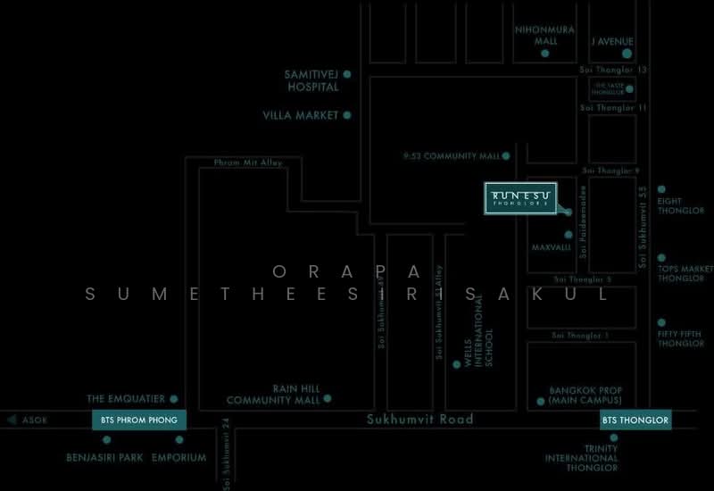 Runesu Thonglor 5, Bangkok, 82 Padi Madi Alley, Khlong Tan Nua, Watthana, Bangkok, 2 Bedrooms, 65 sqm, Condo For Sale, by Orapa Sumetheesirisakul, 500243742 - DDproperty.com