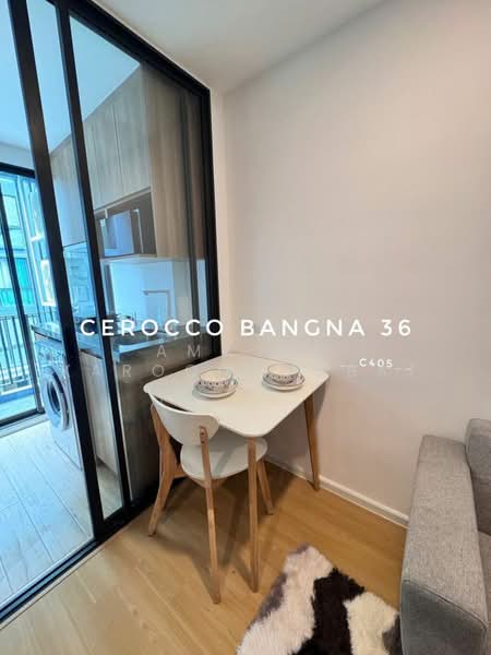 Cerocco Bangna 36, Bangkok, Bang Na-Trat 36 Alley, Bang Na, Bang Na, Bangkok, 1 Bedroom, 27 sqm, Condo For Rent, by Amwika Karoonsombat, 500244273 - DDproperty.com