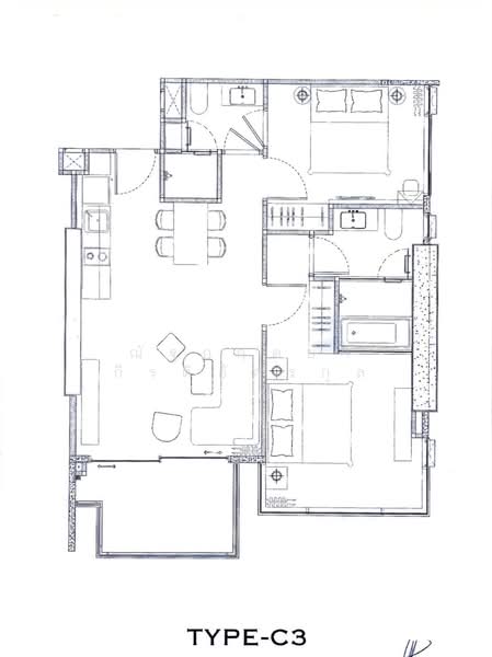 AROM Jomtien, Chon Buri (Pattaya), Jomtien Sai 1 Road, Nong Pru, Bang Lamung (Pattaya), Chon Buri (Pattaya), 2 Bedrooms, 74 sqm, Condo For Sale, by ณัฐกฤตยา กีรติอัครกุล, 500244699 - DDproperty.com