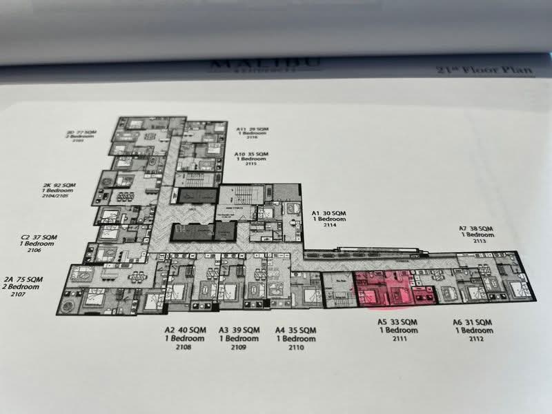 The Riviera Malibu, Chon Buri (Pattaya), Phra Tam Nak 5, Nong Pru, Bang Lamung (Pattaya), Chon Buri (Pattaya), 1 Bedroom, 33 sqm, Condo For Sale, by ณัฐกฤตยา กีรติอัครกุล, 500244703 - DDproperty.com