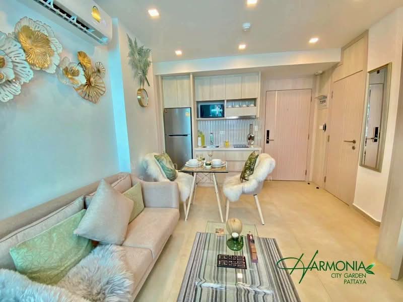 Harmonia City Garden : ฮาร์โมเนีย ซิตี้ การ์เด้น, ชลบุรี, ถนนพัทยา, หนองปรือ, บางละมุง, ชลบุรี, 26 ตร.ม., คอนโด ขาย, โดย ณัฐกฤตยา กีรติอัครกุล, 500244730 - DDproperty.com