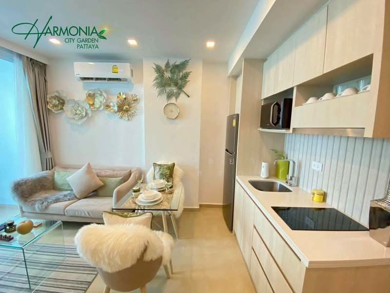 Harmonia City Garden, Chon Buri (Pattaya), Pattaya Road, Nong Pru, Bang Lamung (Pattaya), Chon Buri (Pattaya), 1 Bedroom, 26 sqm, Condo For Sale, by ณัฐกฤตยา กีรติอัครกุล, 500244730 - DDproperty.com
