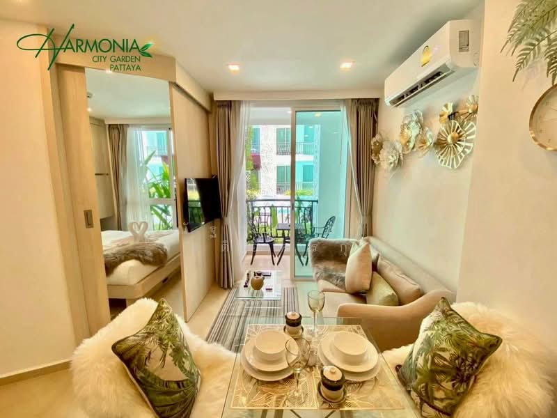 Harmonia City Garden, Chon Buri (Pattaya), Pattaya Road, Nong Pru, Bang Lamung (Pattaya), Chon Buri (Pattaya), 1 Bedroom, 26 sqm, Condo For Sale, by ณัฐกฤตยา กีรติอัครกุล, 500244730 - DDproperty.com