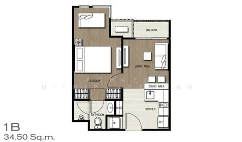 CEIL by Sansiri, Bangkok, 11 Soi Ekamai 12, Sukhumvit 63 Road, Khlong Tan Nua, Watthana, Bangkok, 1 Bedroom, 35 sqm, Condo For Rent, by Achaya Nithipanyawong, 500244788 - DDproperty.com