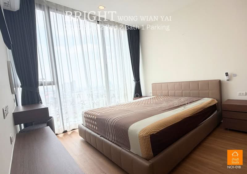 Bright Wongwian Yai, Bangkok, 18 Somdet Phra Chao Tak Sin Road, Bukkalo, Thon Buri, Bangkok, 2 Bedrooms, 70 sqm, Condo For Rent, by Anyaporn Srikanlayanabut, 500245002 - DDproperty.com